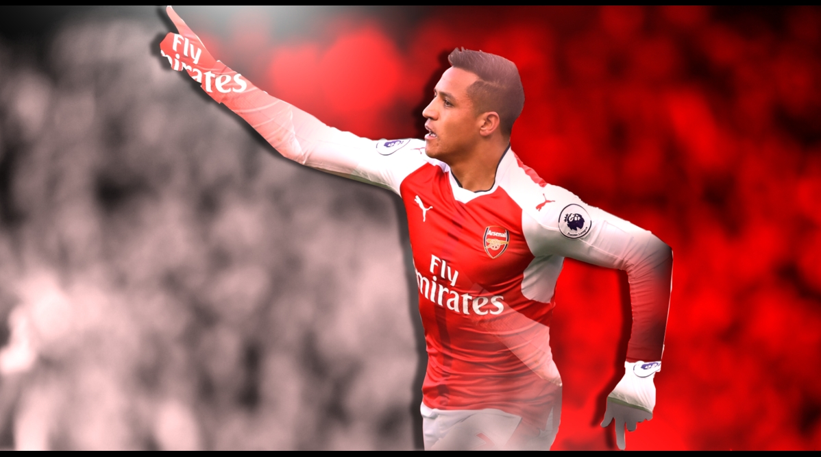 Alexis Sanchez Arsenal Wallpaper 2017 - HD Wallpaper 