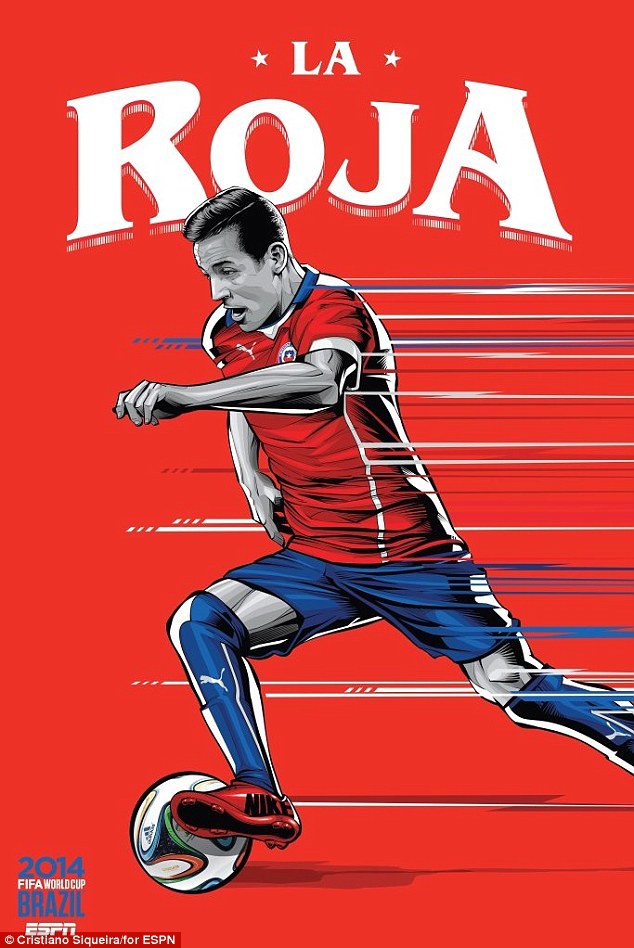 World Cup - Alexis Sanchez Chile - HD Wallpaper 
