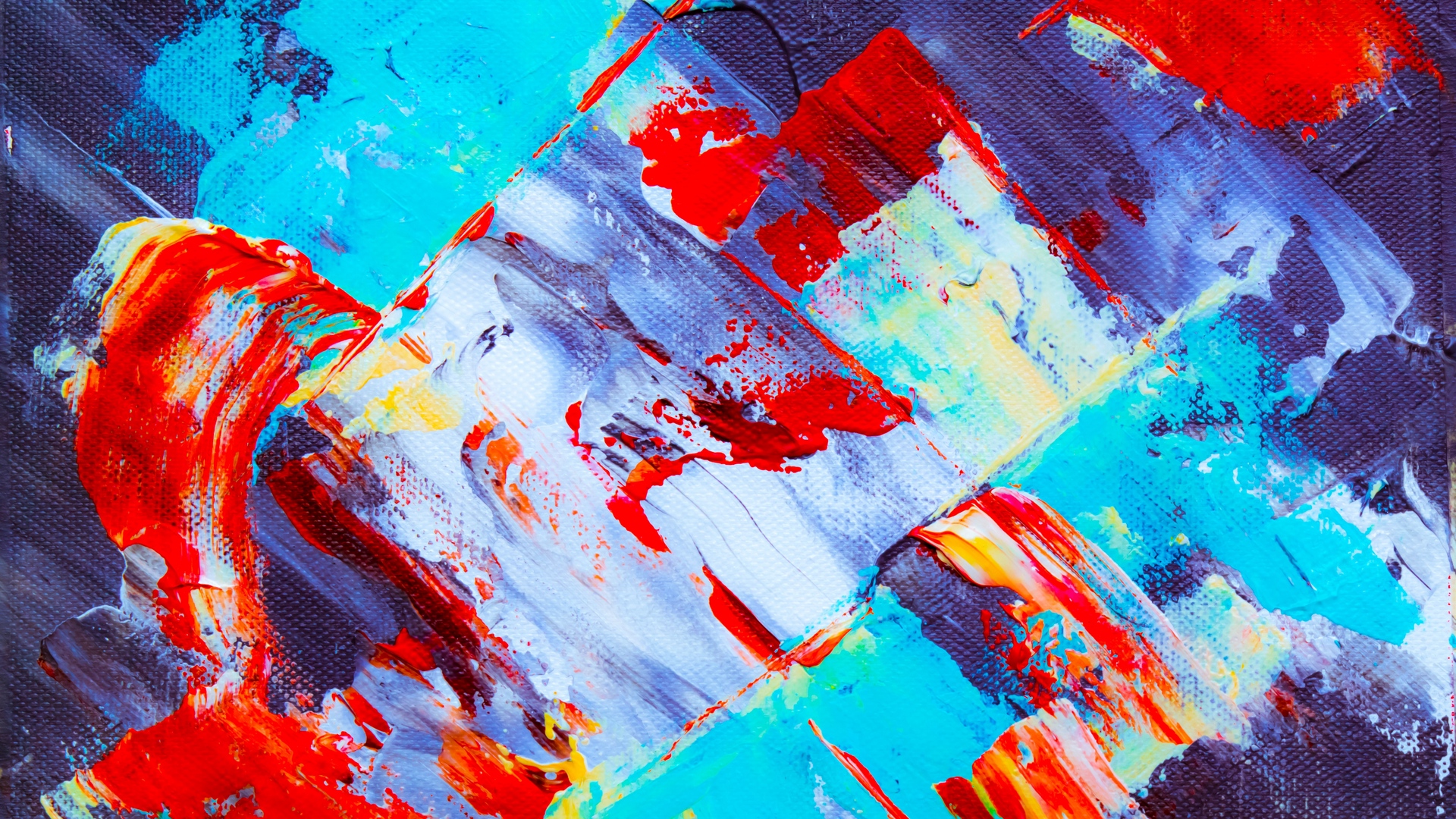 Wallpaper Canvas, Paint, Acrylic, Stains, Chaos, Abstract - 4k Ultra Hd Wallpapers 4k Full Color - HD Wallpaper 