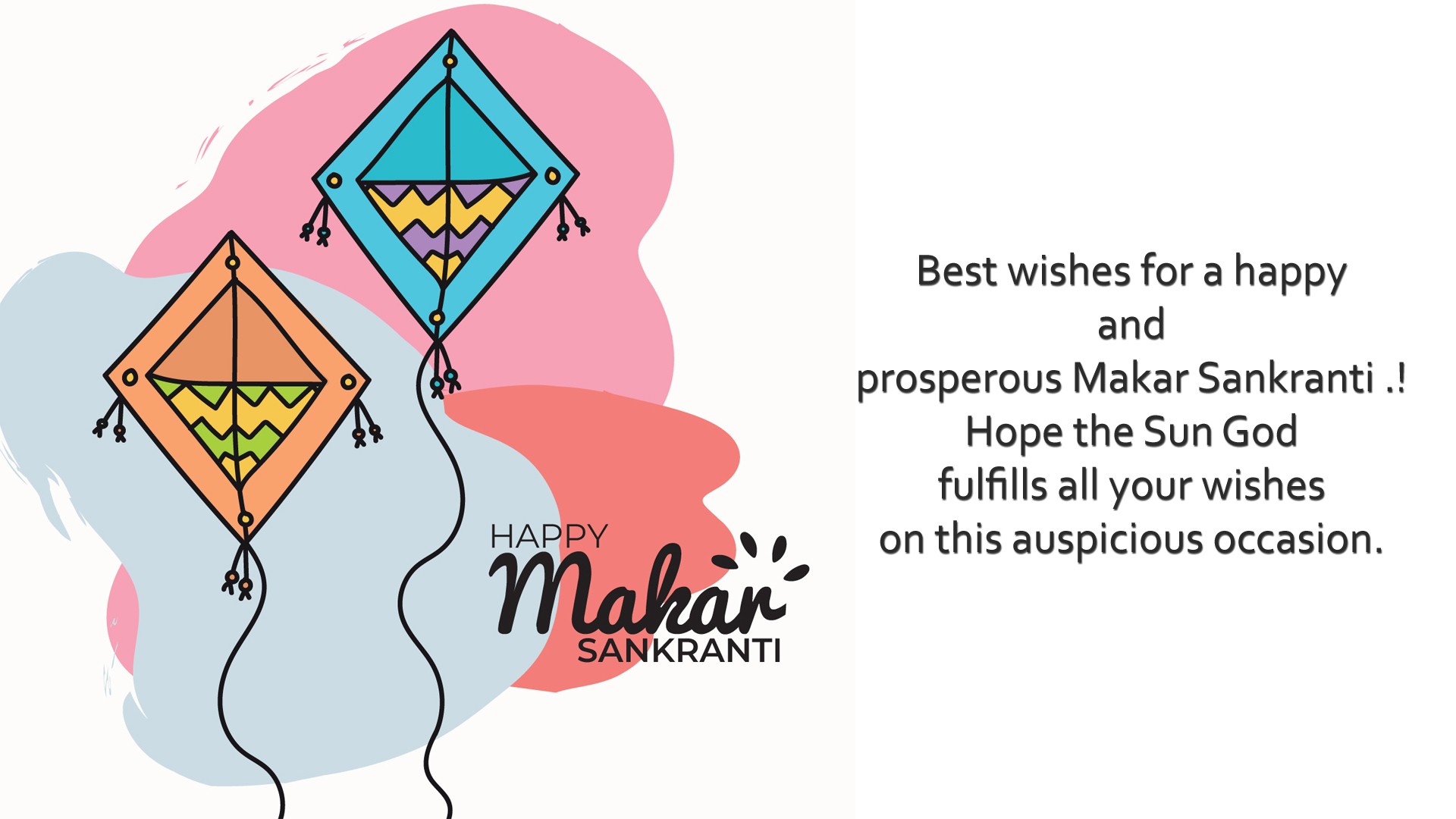 Wish You Happy Makar Sankranti Wallpaper - Happy Makar Sankranti - HD Wallpaper 