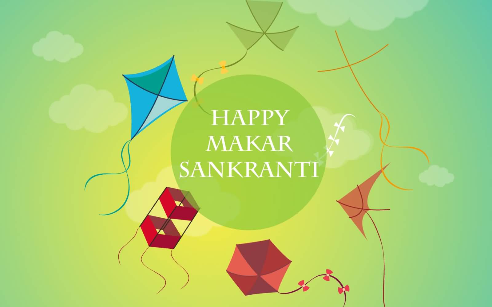 Happy Makar Sankranti Wishes Wallpaper - Makar Sankranti 2019 Wishes - HD Wallpaper 