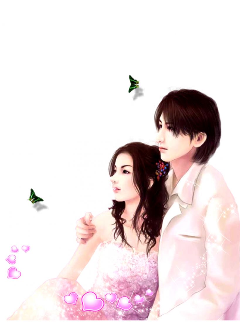 Love Romance Mobile Phone Wallpaper Cartoon Couple - Love Cartoon Romantic  Couple - 819x1097 Wallpaper 