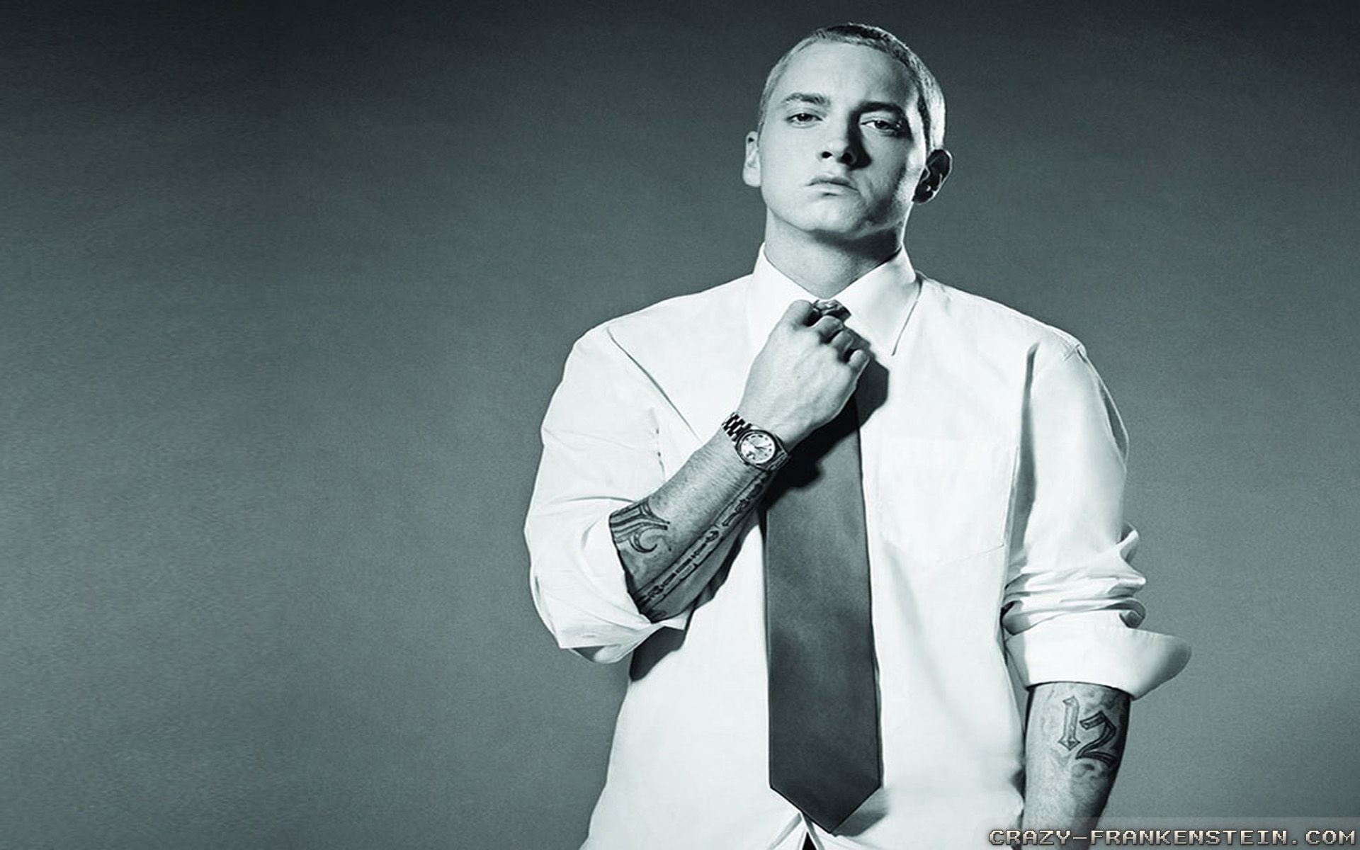 Eminem Full Hd Backgrounds For Pc & Mac, Laptop, Tablet, - Eminem Black And White - HD Wallpaper 