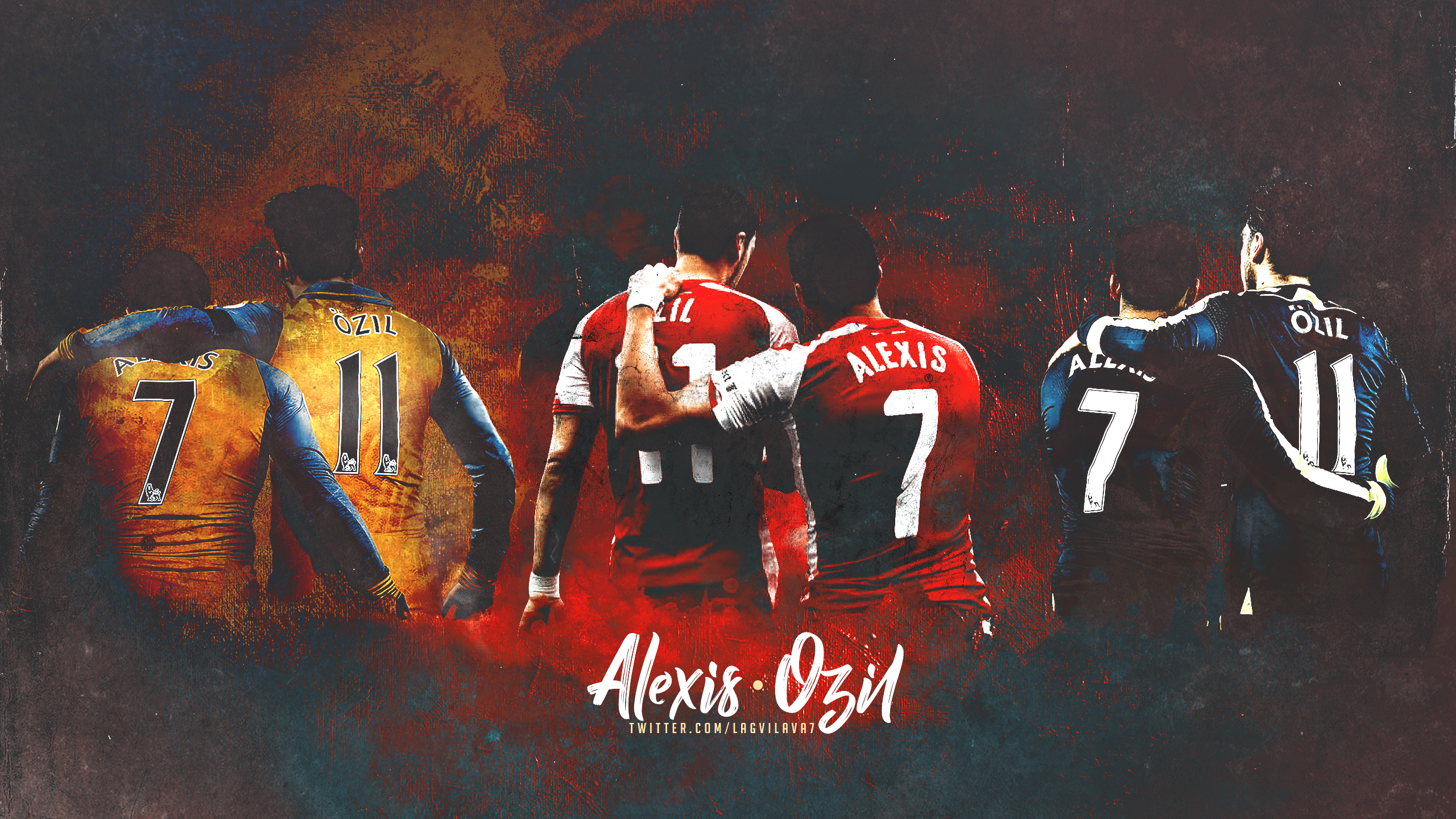 Mesut Ozil Alexis Sanchez Arsenal By Lagvilava Db9qqjq - Album Cover - HD Wallpaper 