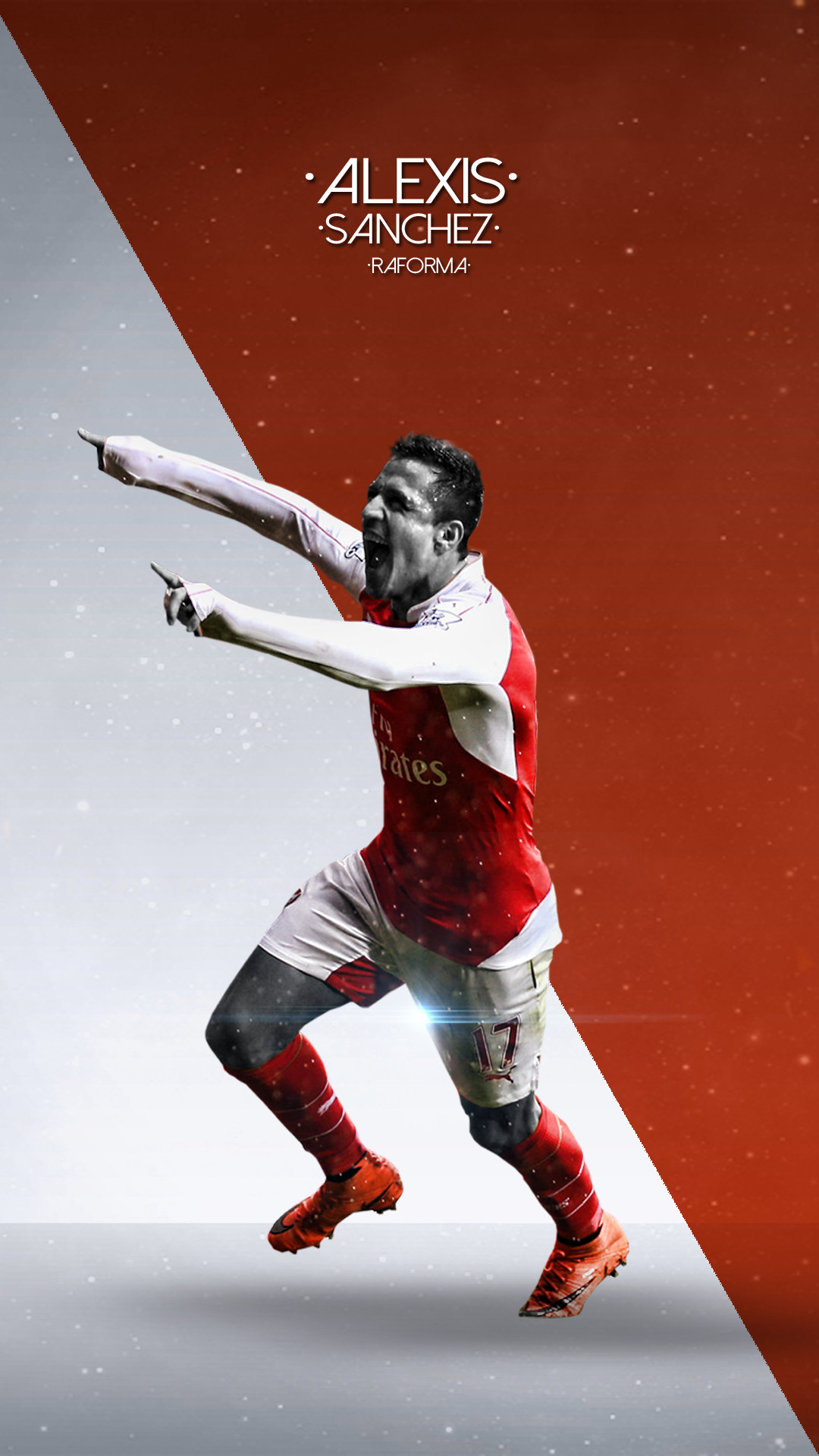 Alexis Sanchez Phone Wallpaper - Arsenal Mobile Wallpapers Hd - HD Wallpaper 