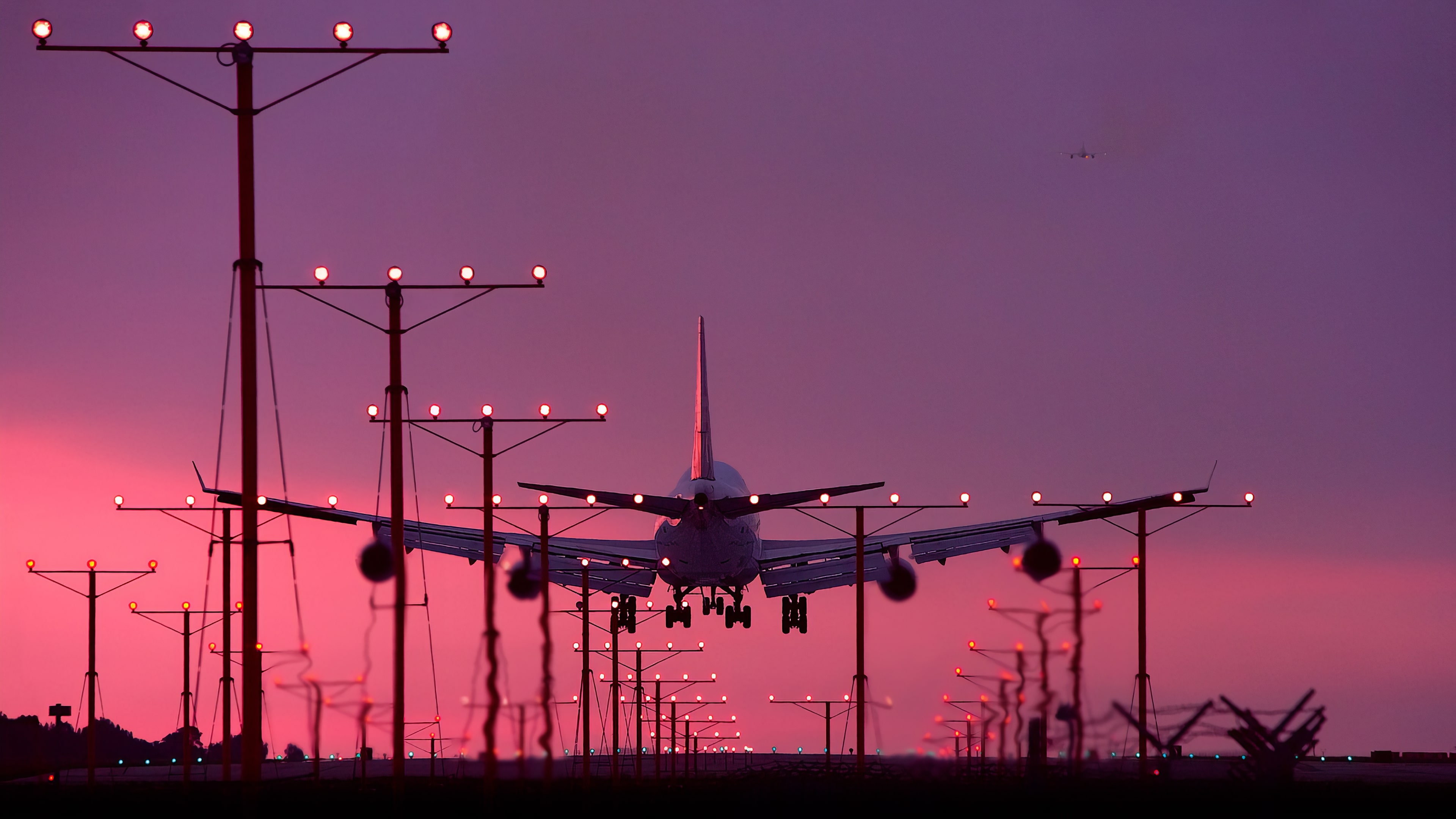 Wallpaper Of Aircraft, Airplane, Landing, Strip, Airport - HD Wallpaper 