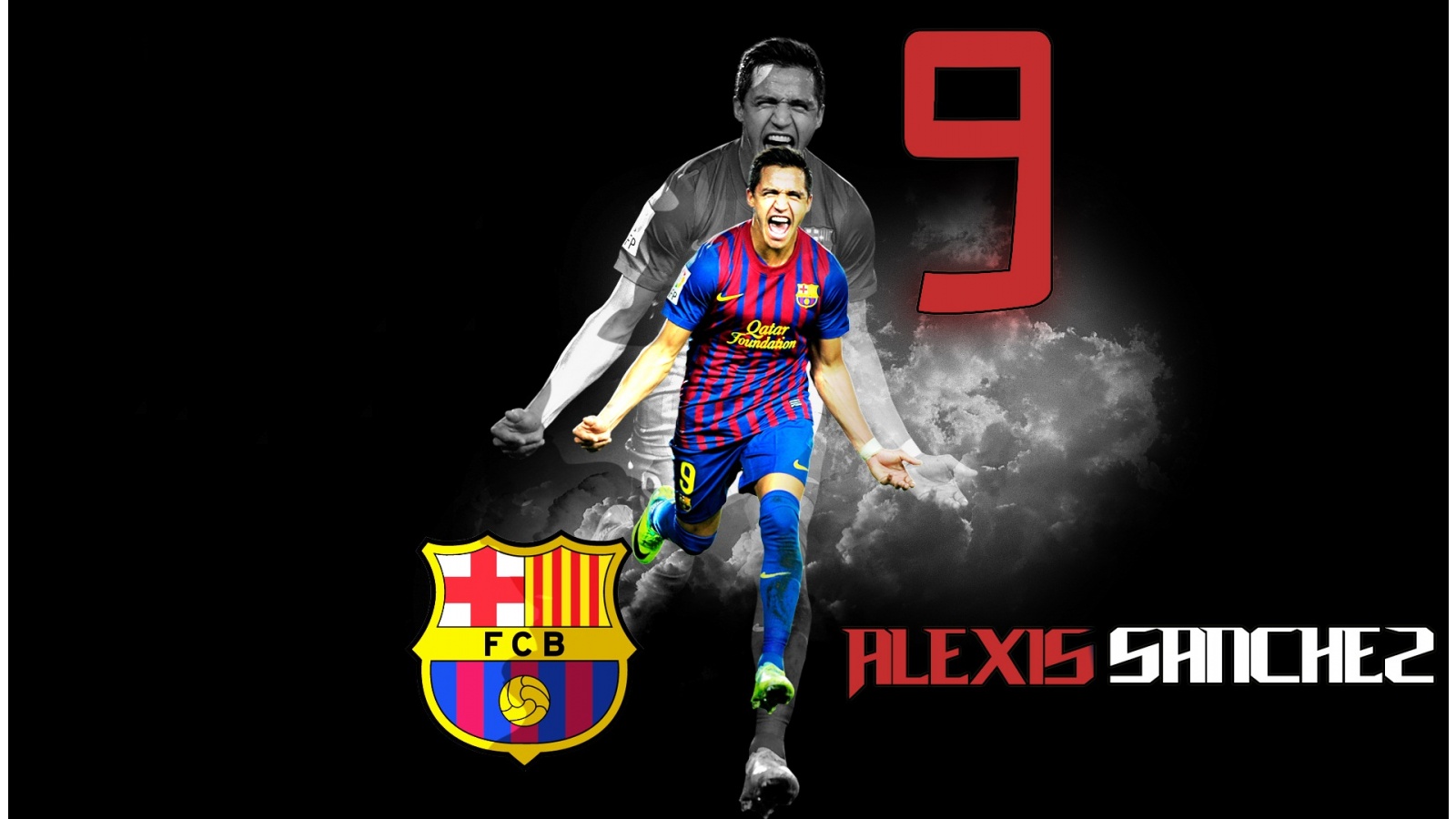 Alexis Sanchez Football - Fc Barcelona - HD Wallpaper 