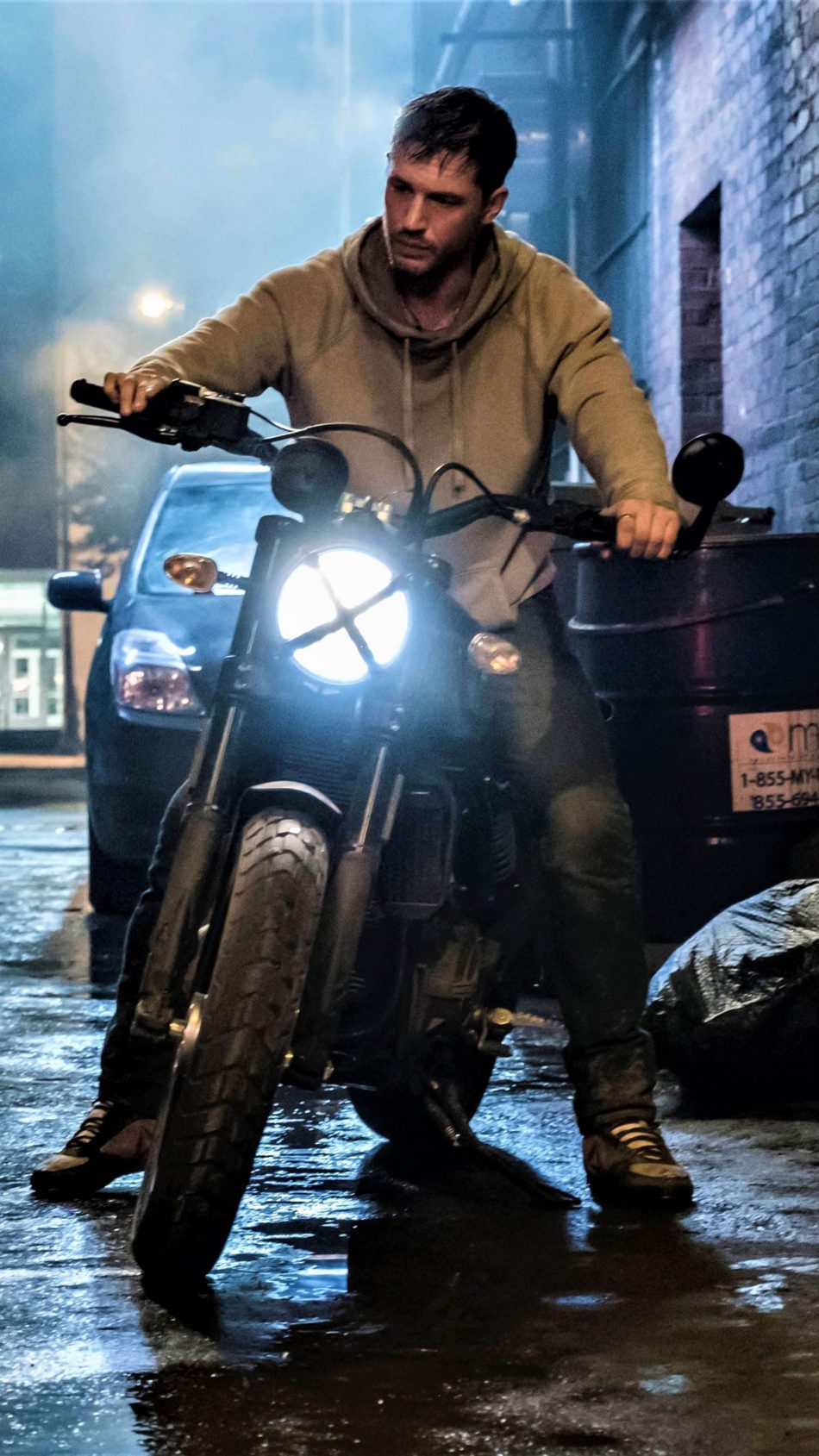tom hardy venom motorcycle