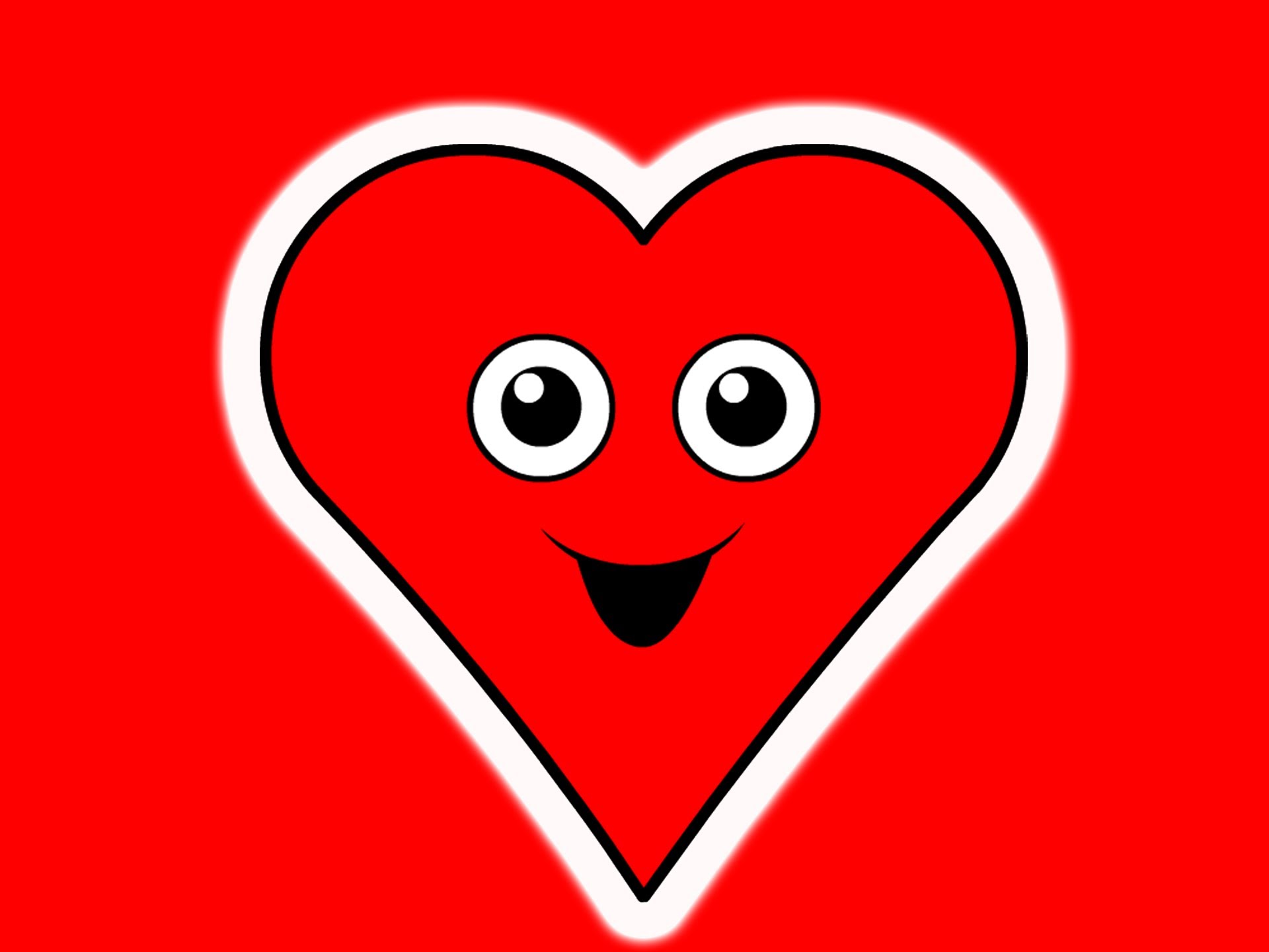 Red Heart, Yellow Star - Heart Shape For Preschool - HD Wallpaper 
