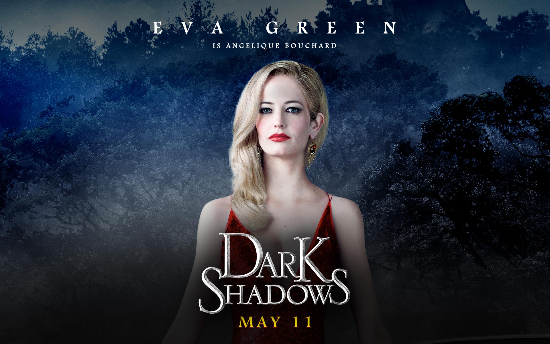 Hd Wallpapers 2012 Eva Green - Eva Green Dark Shadows - HD Wallpaper 