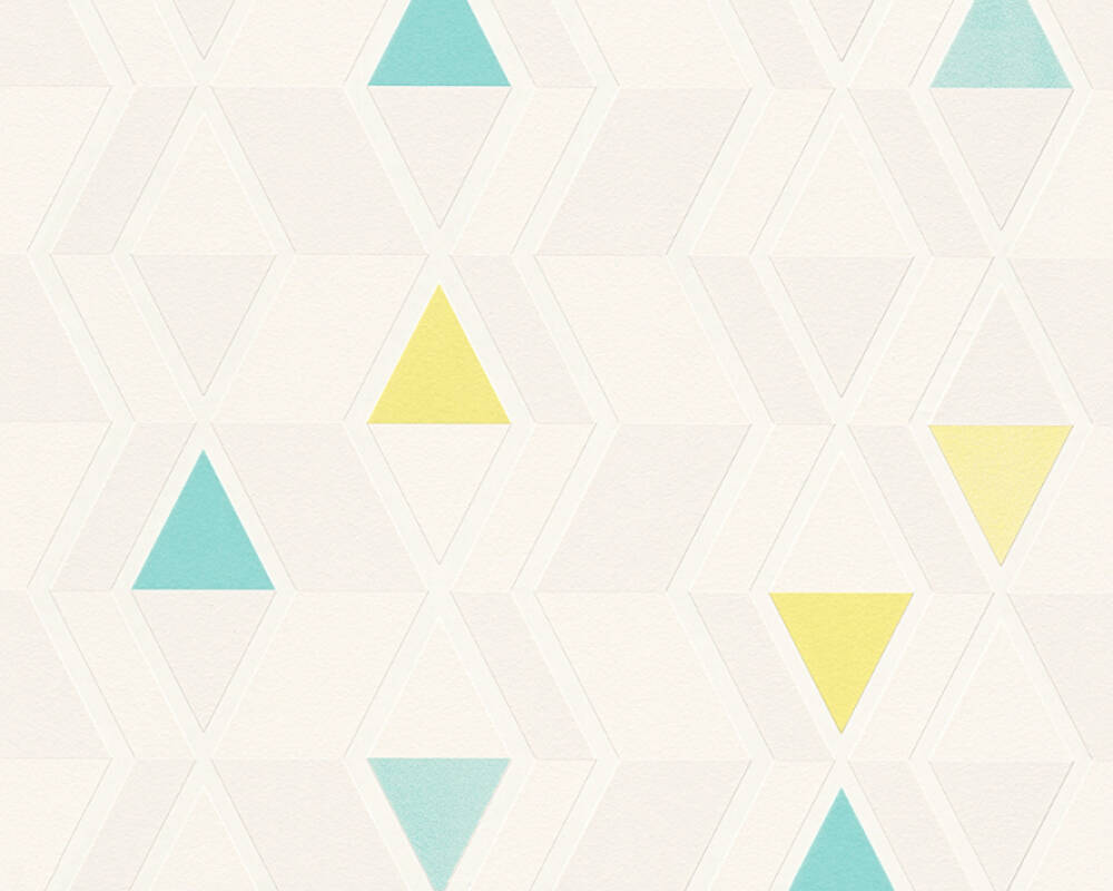 Création Wallpaper Graphics, Green, Grey, Yellow - Tile - HD Wallpaper 