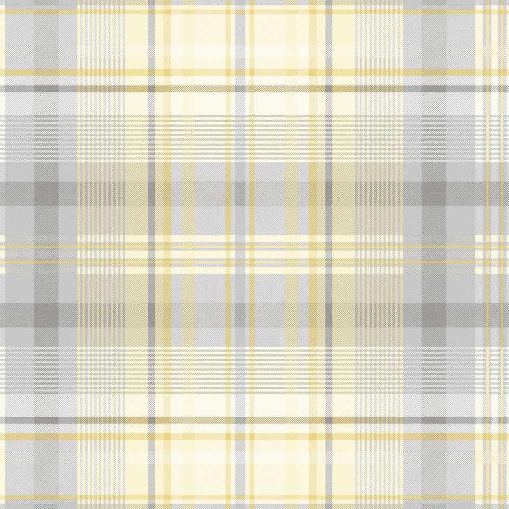 Yellow And Grey Tartan - HD Wallpaper 