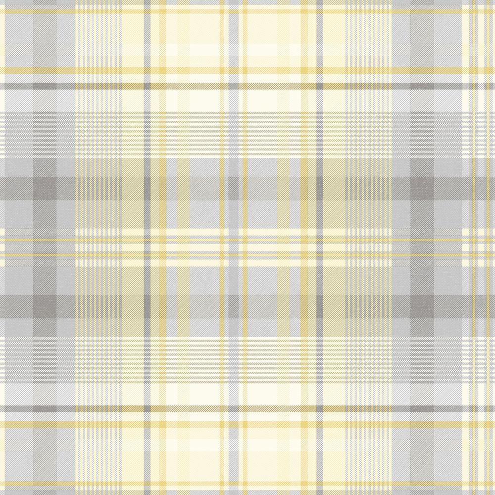 Yellow And Grey Tartan - HD Wallpaper 