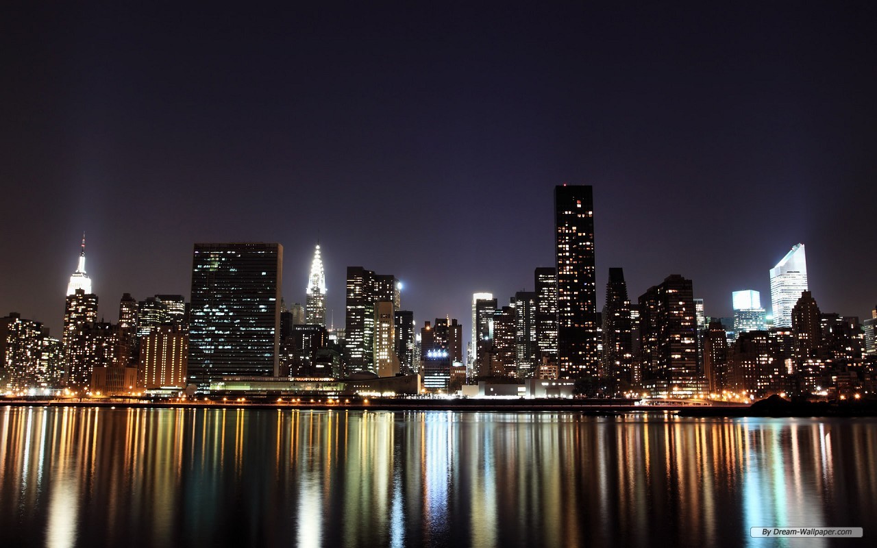 City At Night - HD Wallpaper 