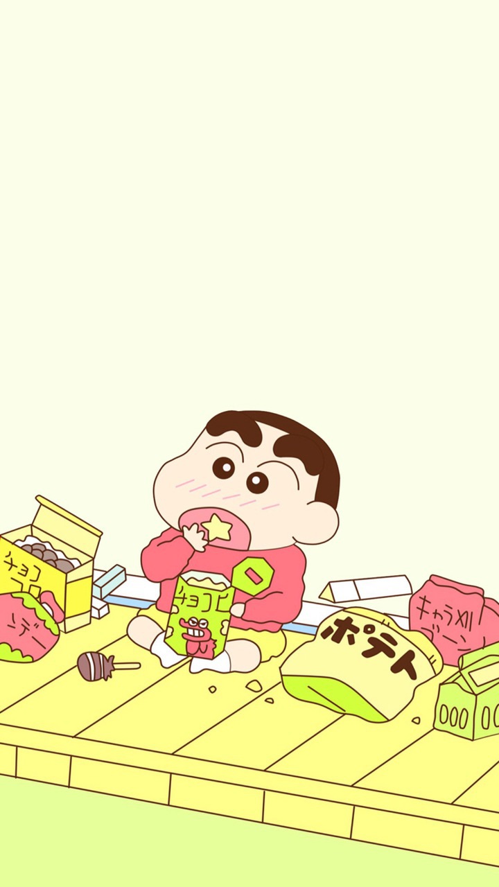 Wallpaper And Shin Chan Image - HD Wallpaper 