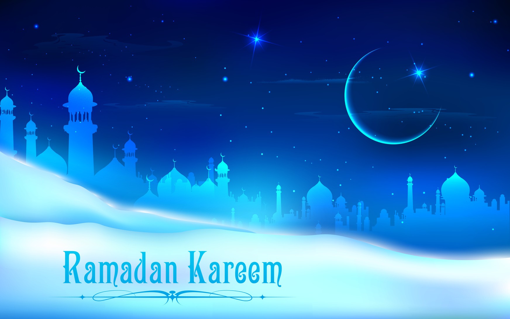 Helen Manning, Ramadan Kareem Wallpaper - Blue Ramadan Background Hd - HD Wallpaper 