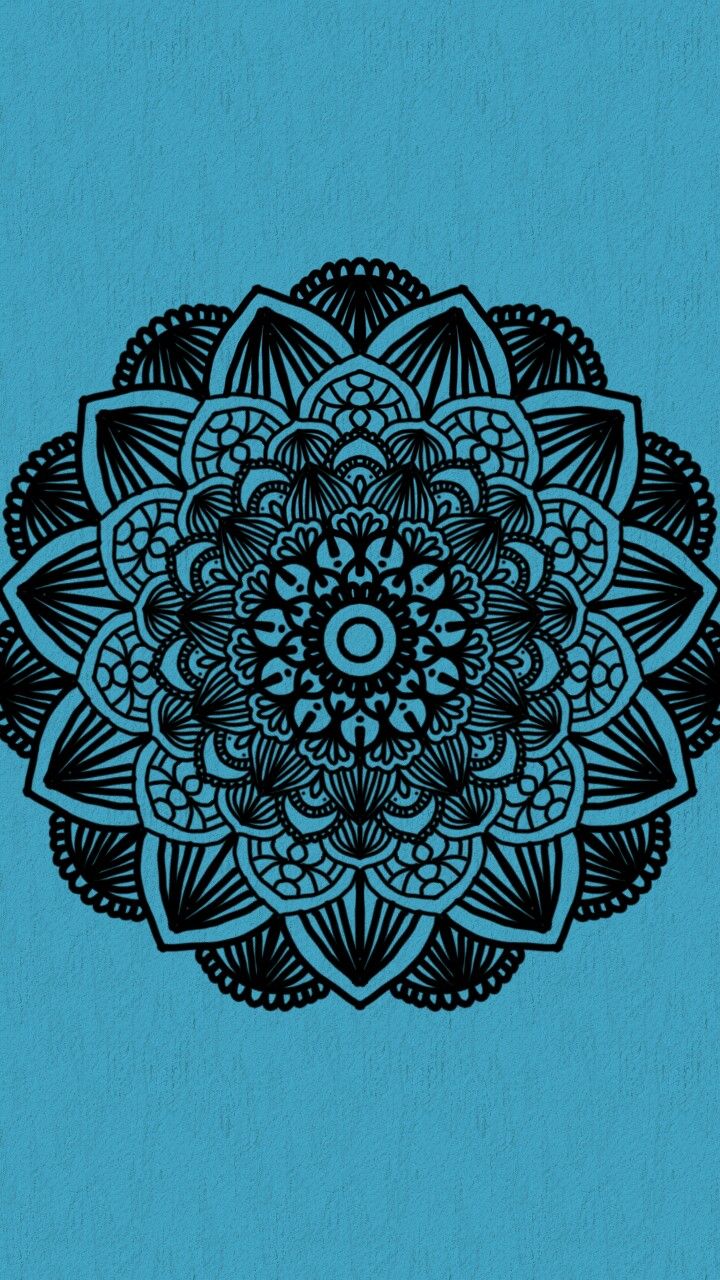 Fondos De Mandalas Azules - HD Wallpaper 