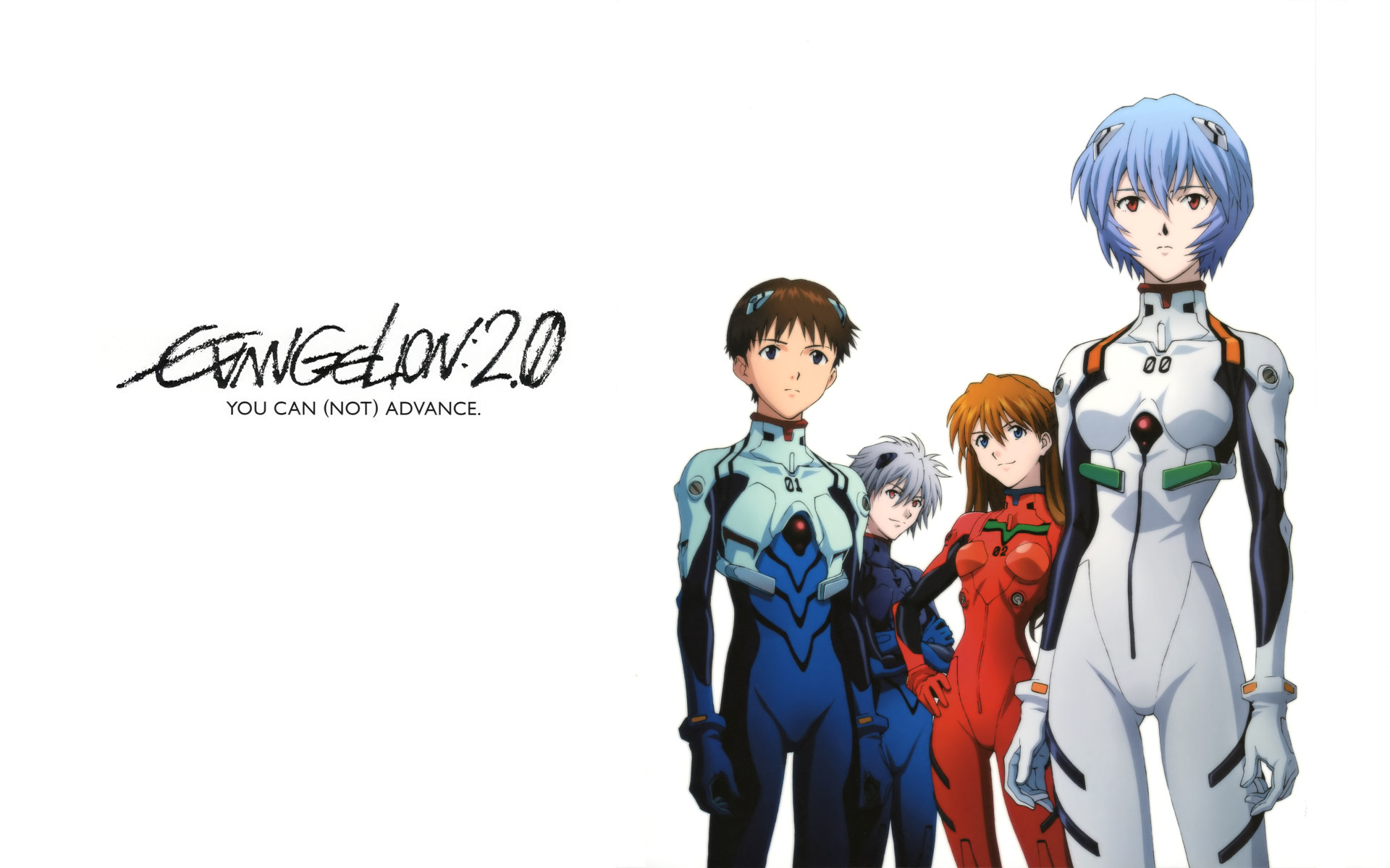 Rei Shinji Neon Genesis Evangelion - HD Wallpaper 