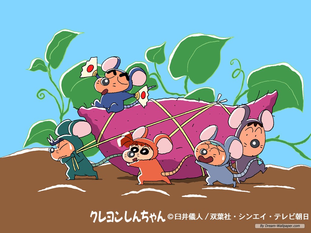 Free Cartoon Wallpaper - Full Hd Cartoon Wallpaper Crayon Shin Chan - HD Wallpaper 