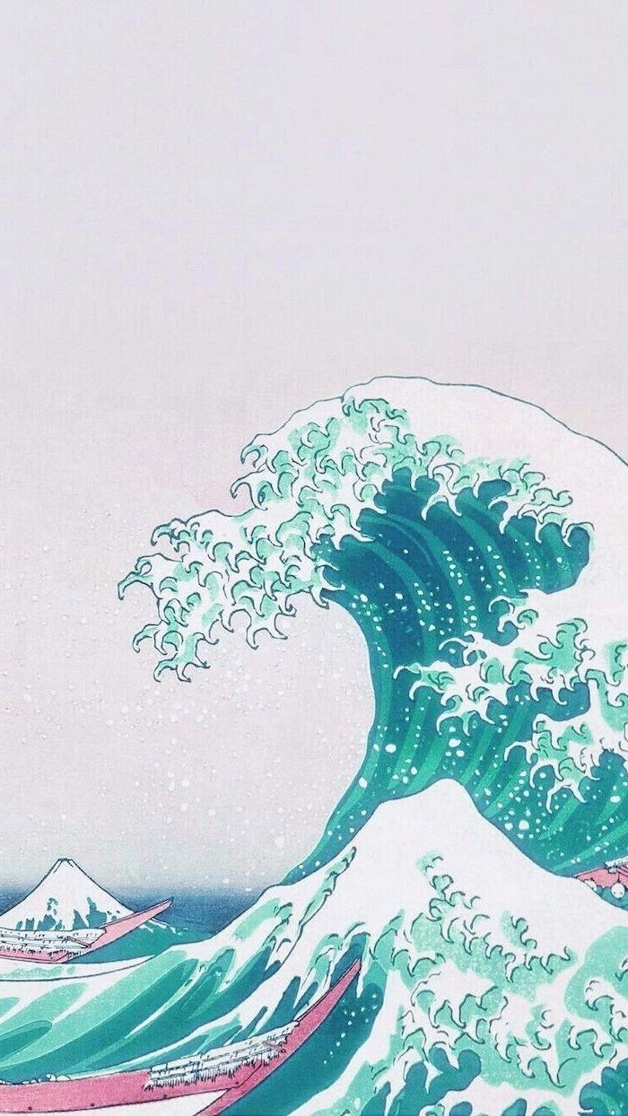 Aesthetic Wallpaper Waves - HD Wallpaper 