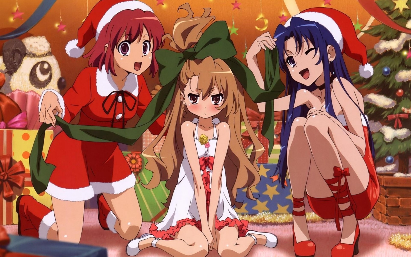 Christmas Toradora - Toradora Christmas - HD Wallpaper 
