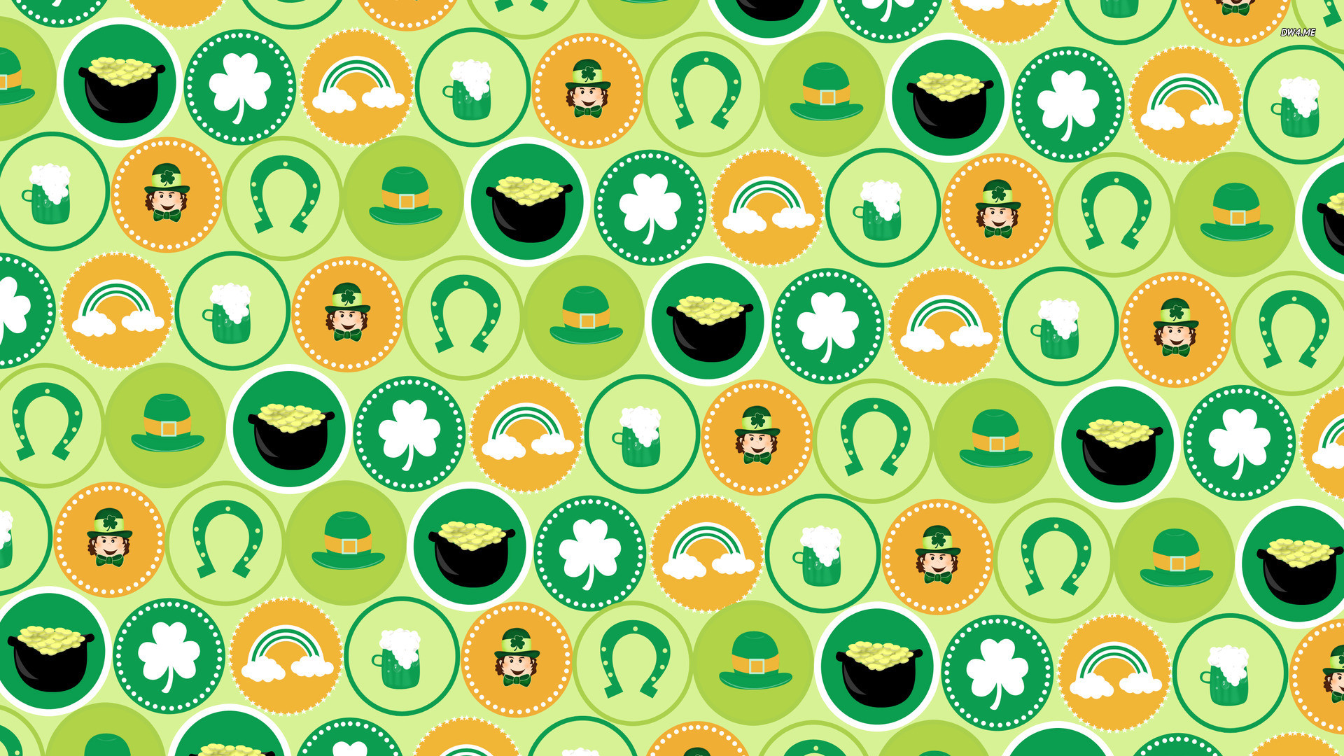 Patrick S Day Wallpaper For Computer - Cute St Patrick's Day - HD Wallpaper 
