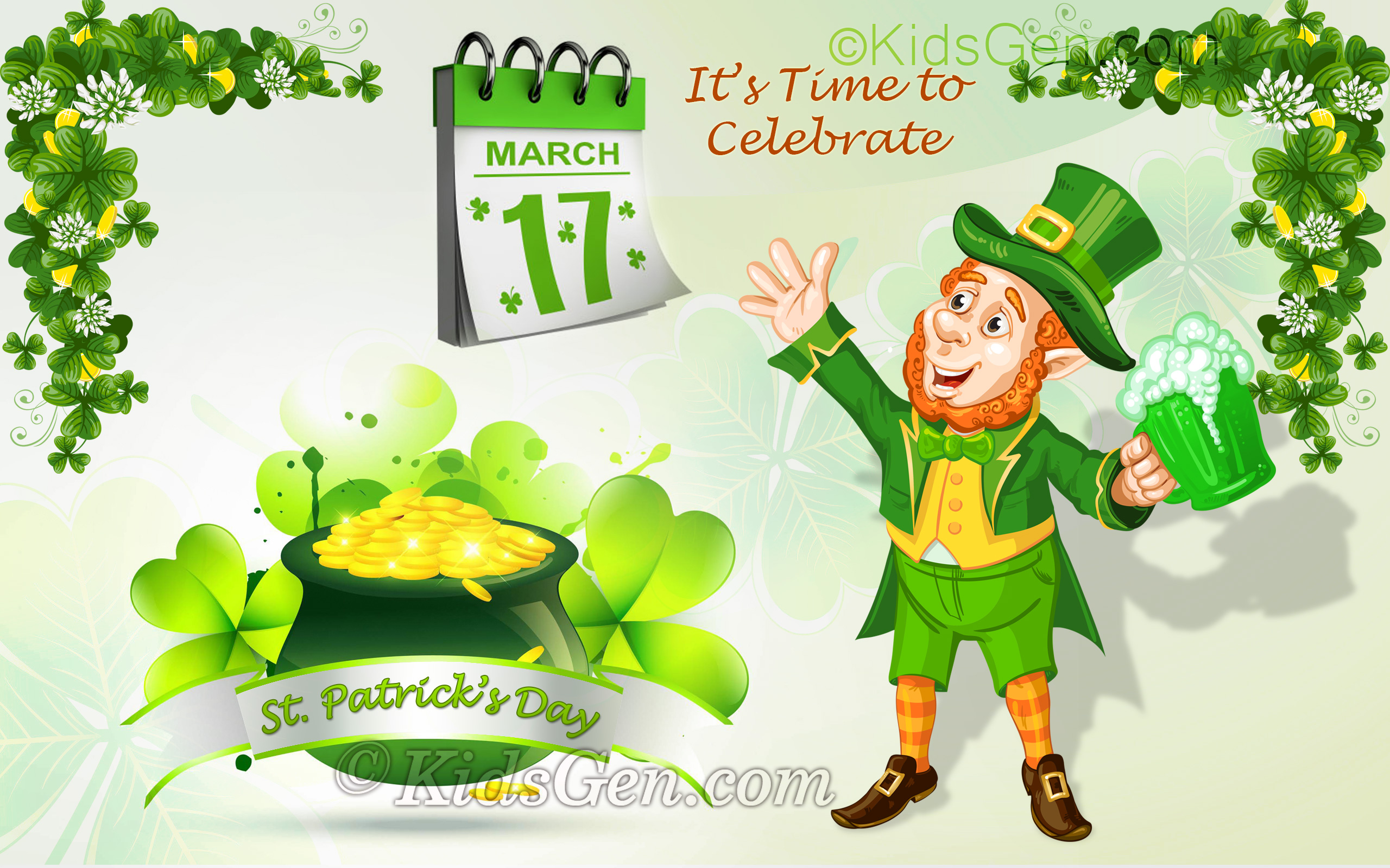 Saint Patrick's Day Wallpapers Desktop - HD Wallpaper 