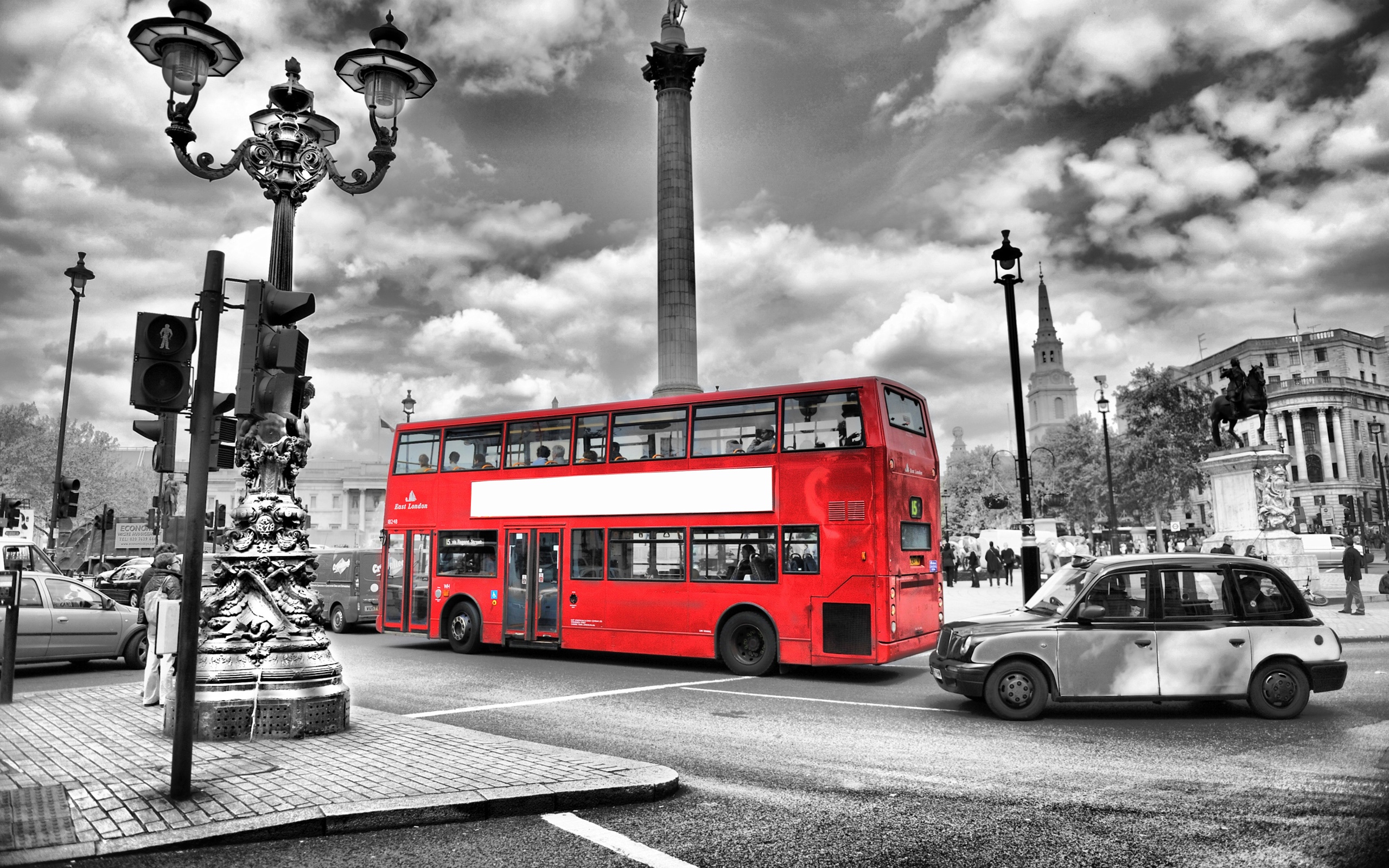 Wallpaper Street Red Bus London - Beautiful Places In London Wallpaper Hd - HD Wallpaper 