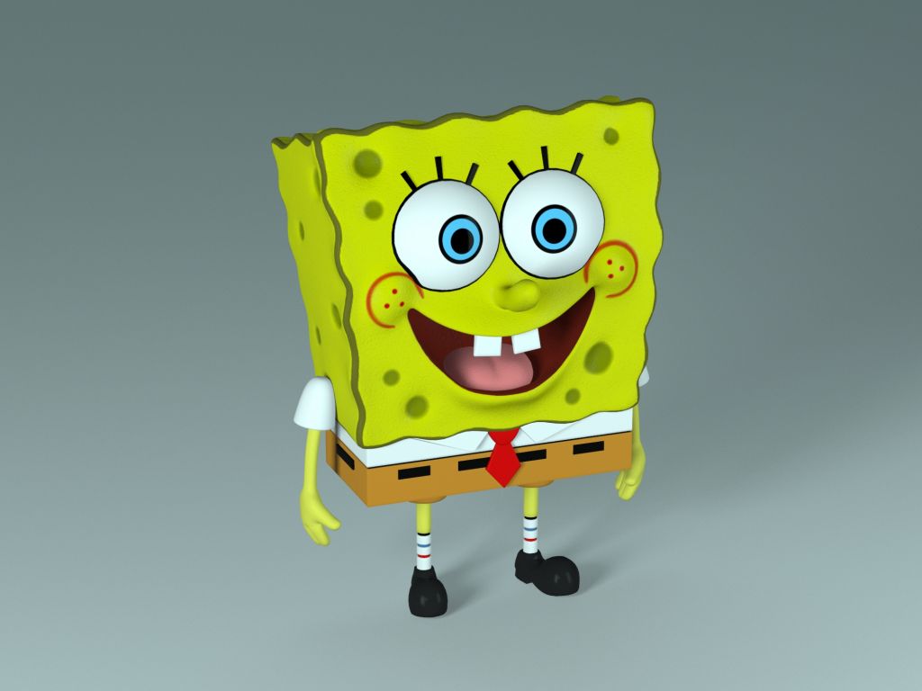 Wallpaper Anime Menangis Unique 90 Gambar Spongebob - Spongebob Squarepants 3d Model - HD Wallpaper 