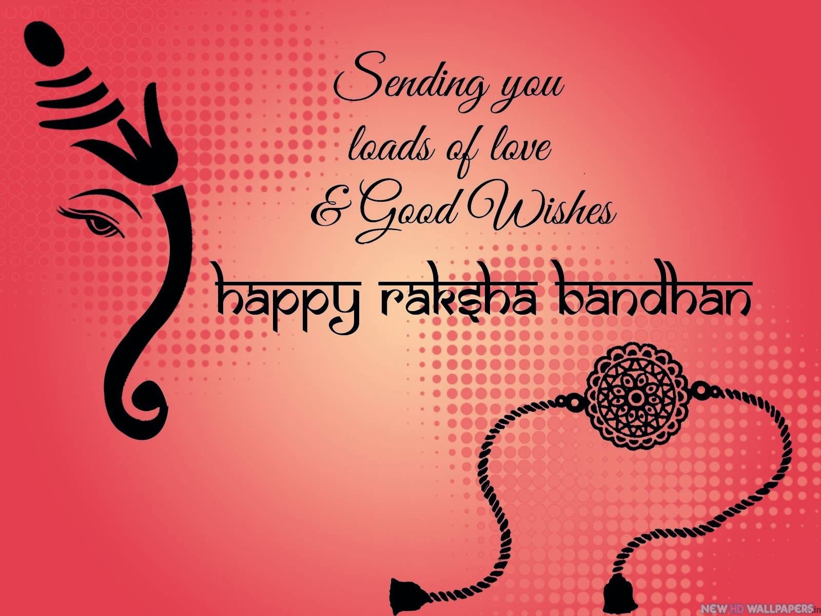 Happy Raksha Bandhan Card - HD Wallpaper 