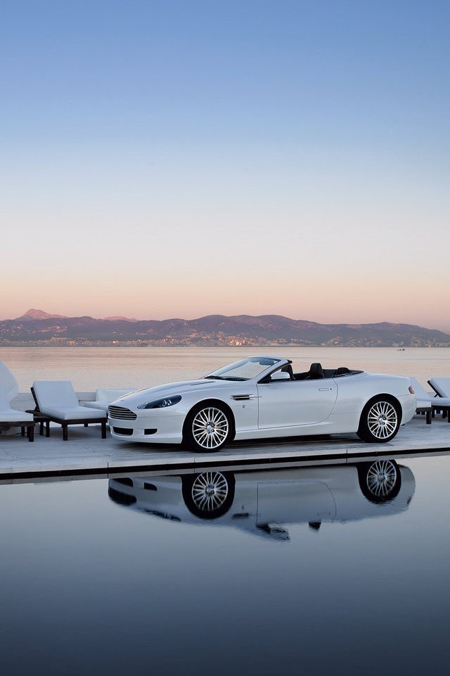 Aston Martin Iphone 4 Wallpapers Hd Wallpaper Für Das - Aston Martin Db9 Volante - HD Wallpaper 