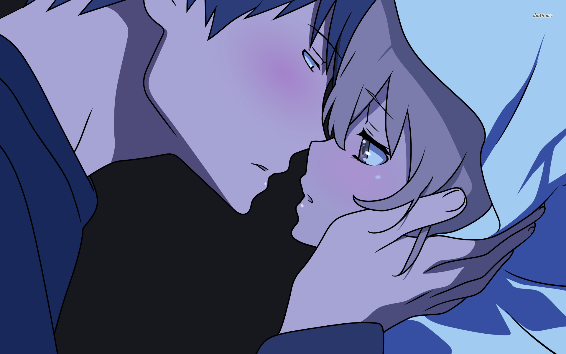 Ichigo X Naoto Kiss - HD Wallpaper 