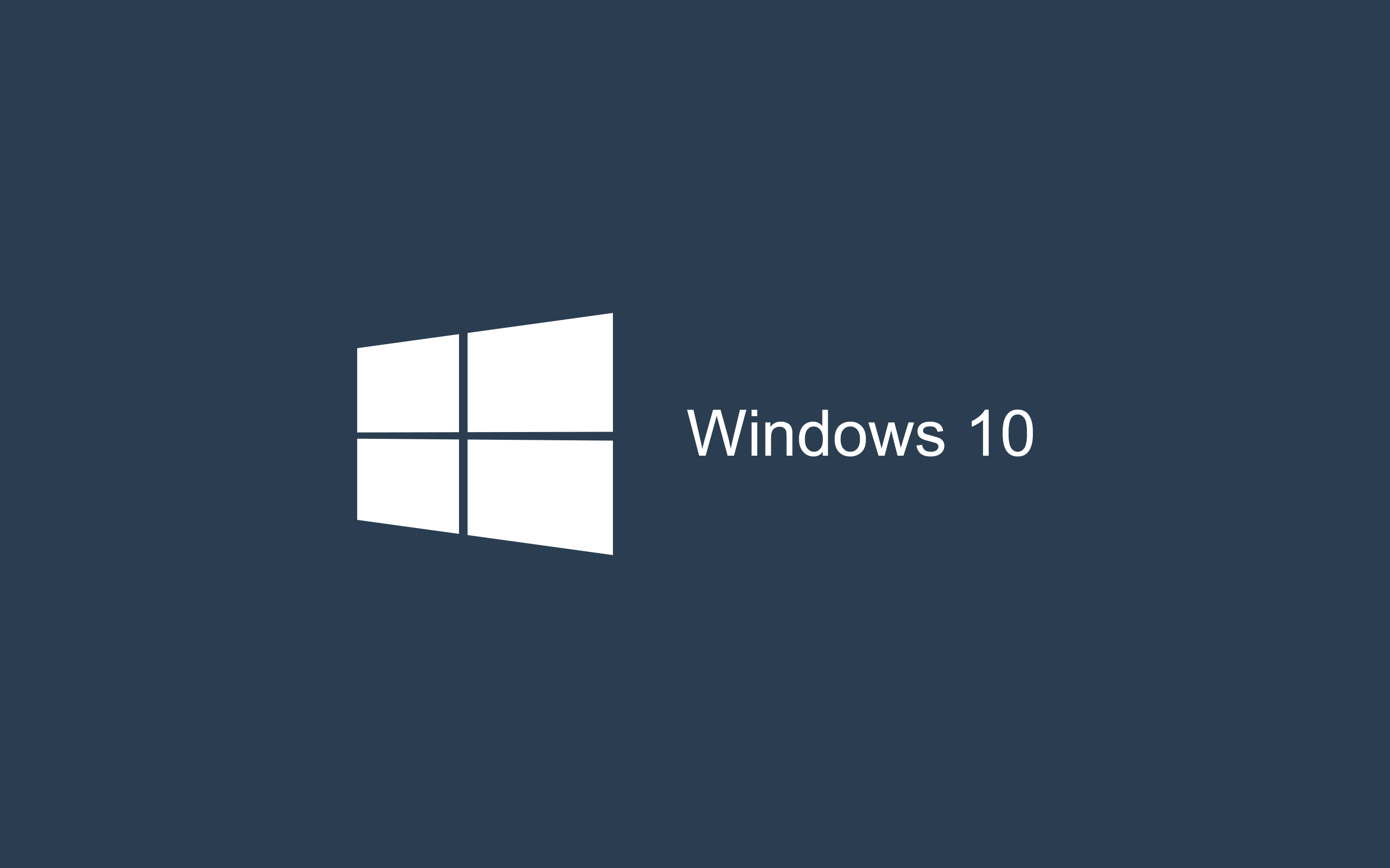 Windows 10 Dark Blue - HD Wallpaper 