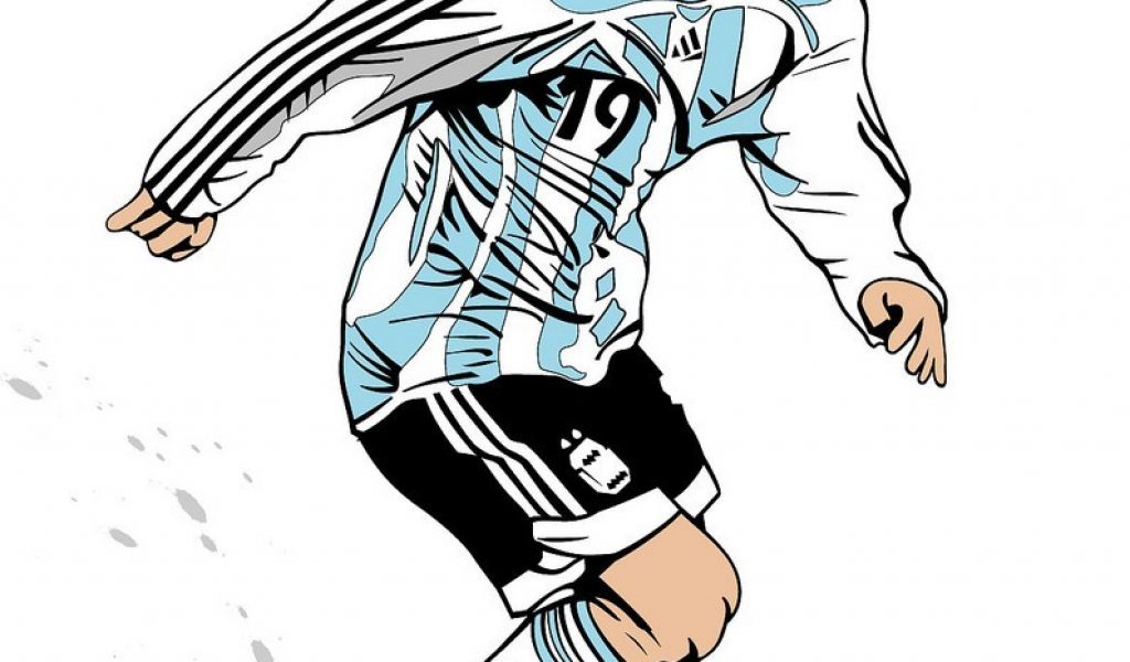 Messi Vector - HD Wallpaper 