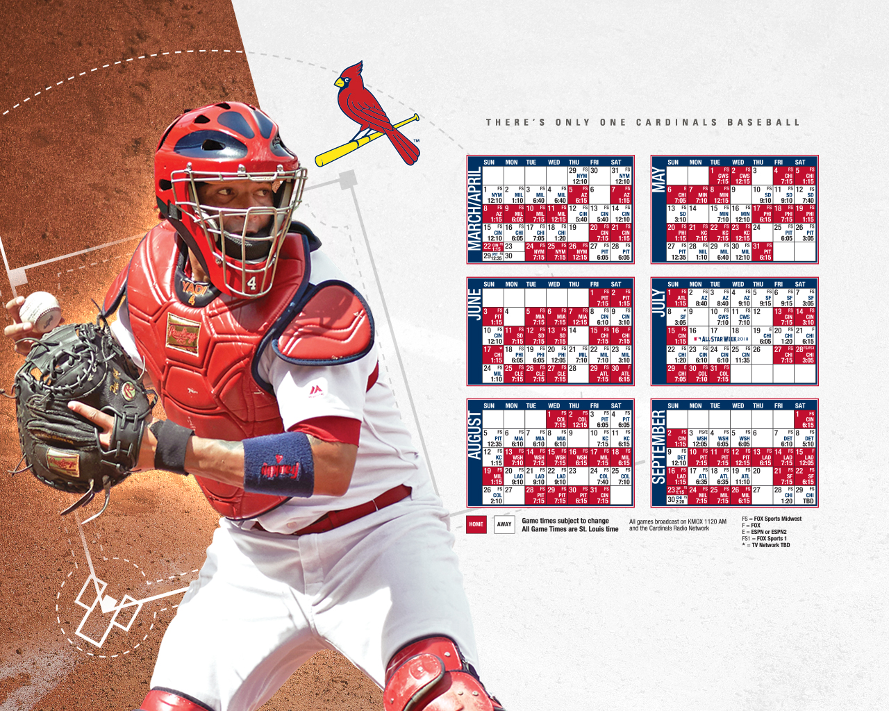 St Louis Cardinals 2018 Schedule - HD Wallpaper 