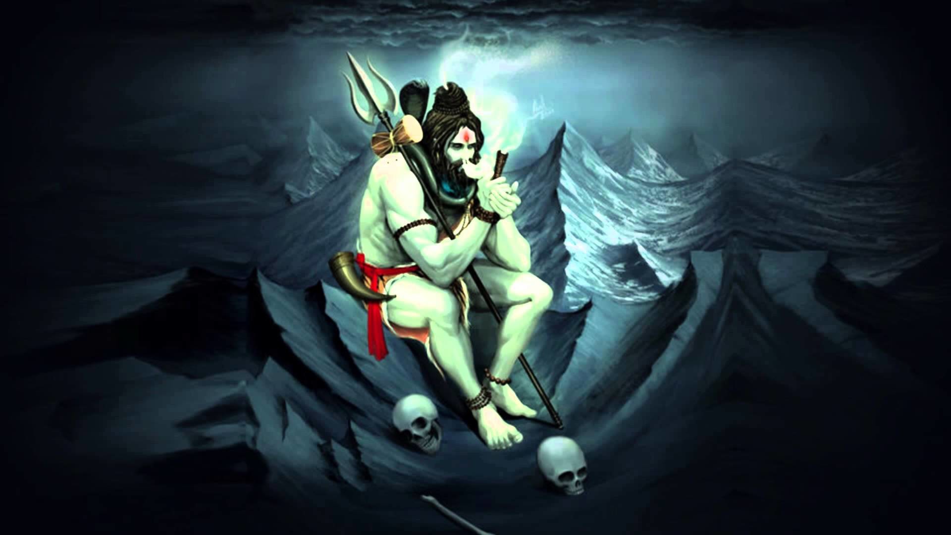 Data-src - Lord Shiva Smoking Chillum - HD Wallpaper 