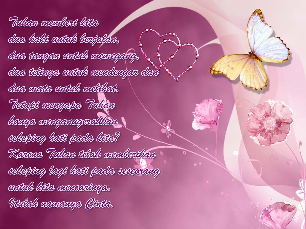 Kata Mutiara Cinta - Happy Anniversary Butterflies - HD Wallpaper 