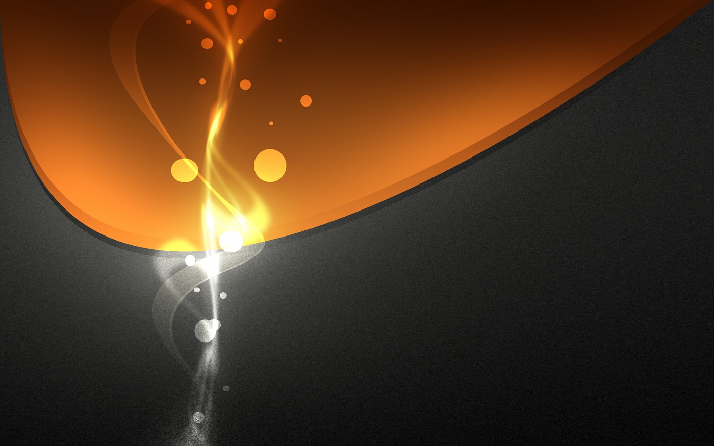 3d Abstract Amazing Hd Abstract Windows Background - Black And Orange - HD Wallpaper 