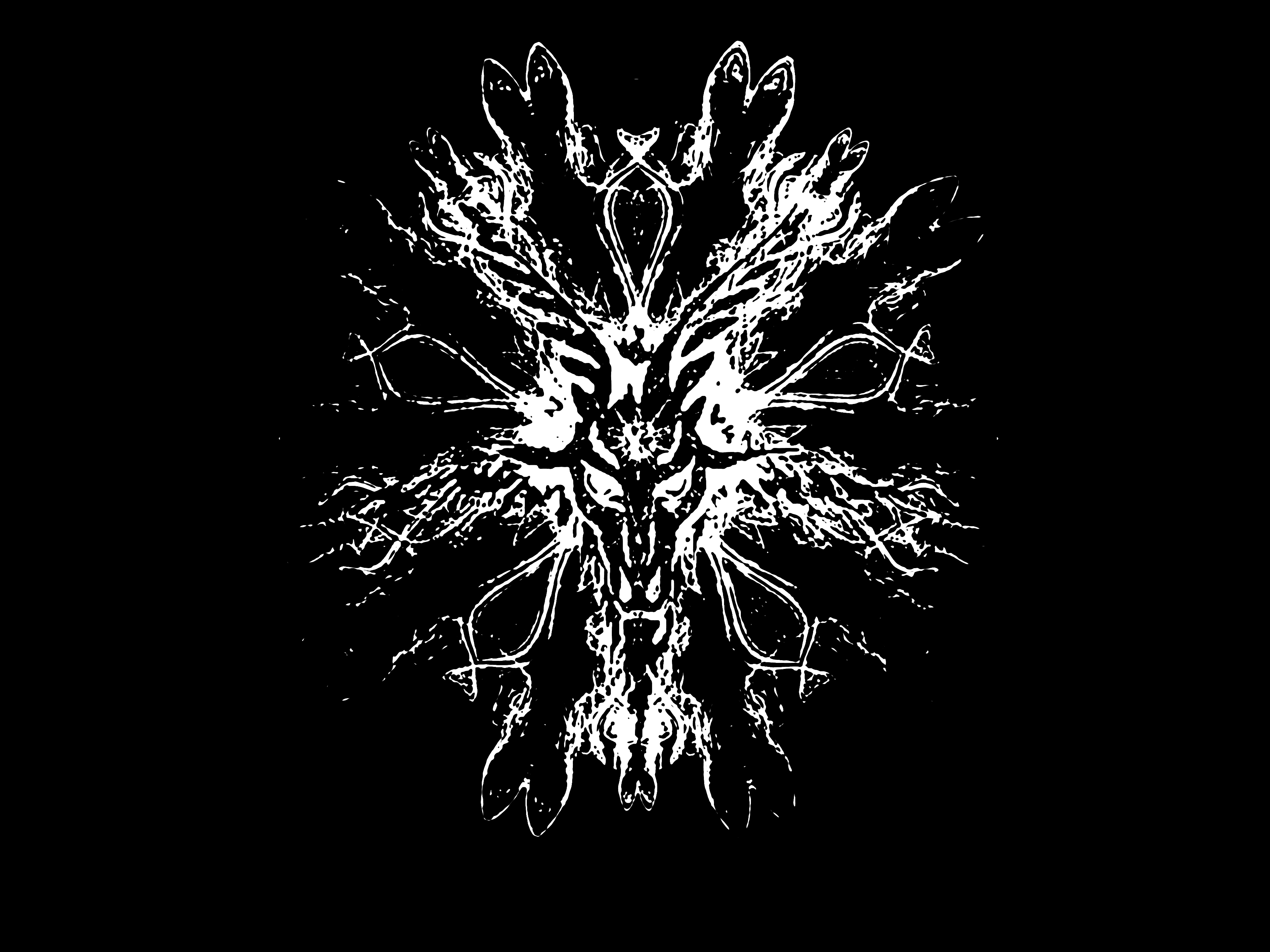 Blanco Y Negro Satanico - HD Wallpaper 