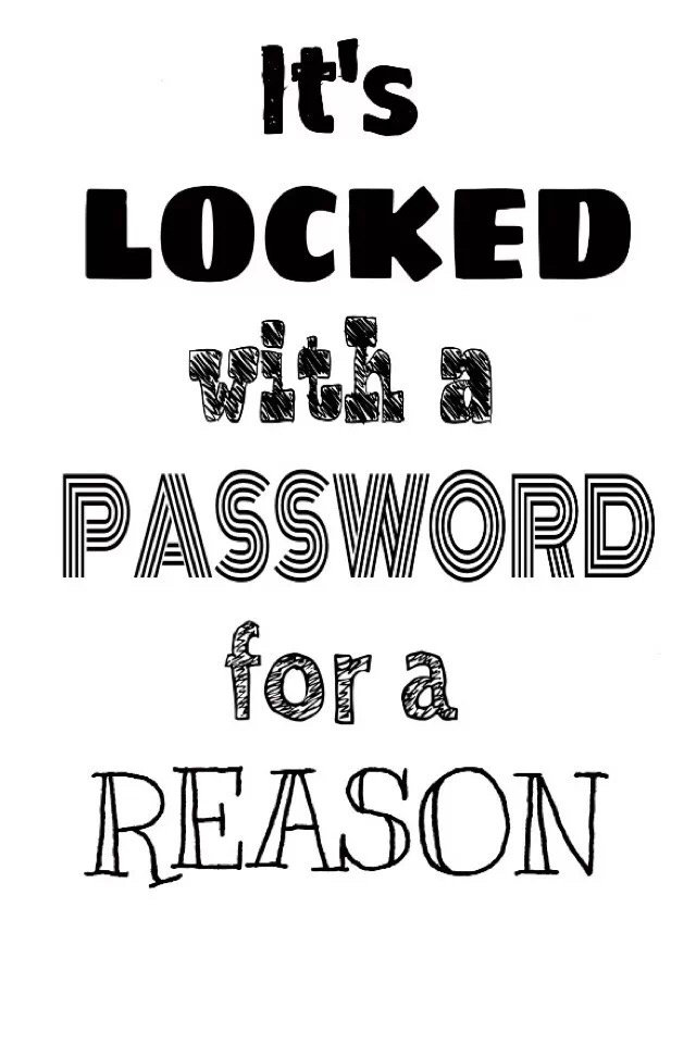 Password, Wallpaper, And Locked Image - Poster - 640x960 Wallpaper -  