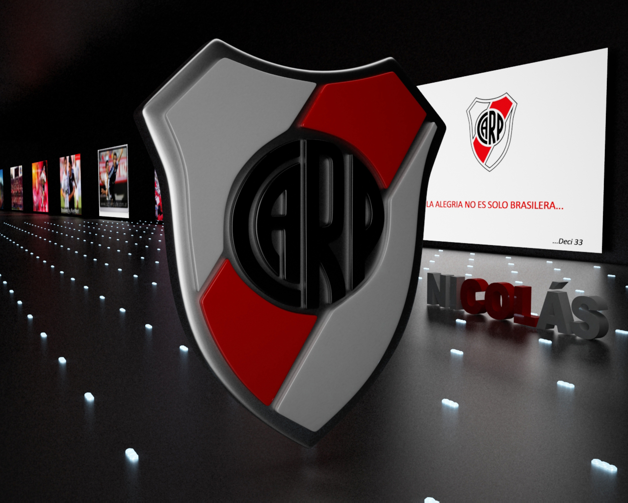 River Plate Wallpaper - River Plate En 3d - HD Wallpaper 