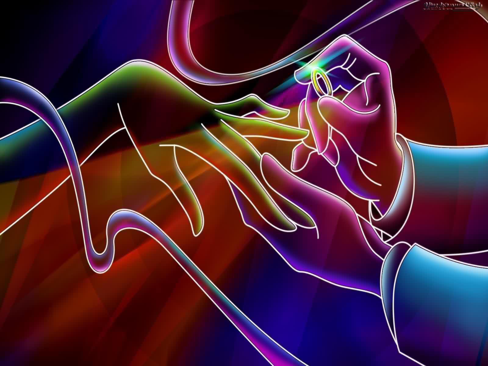 Neon Cinta - Neon Lights - HD Wallpaper 
