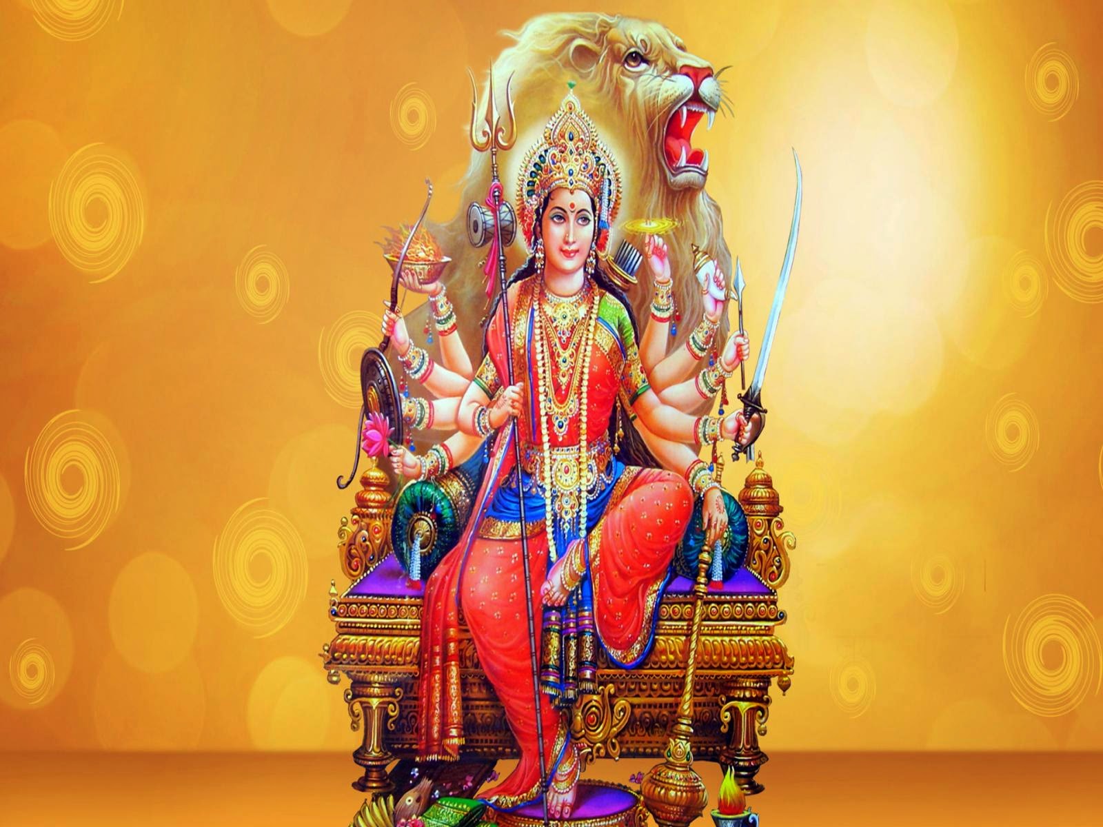 Happy Durga Ashtami - HD Wallpaper 