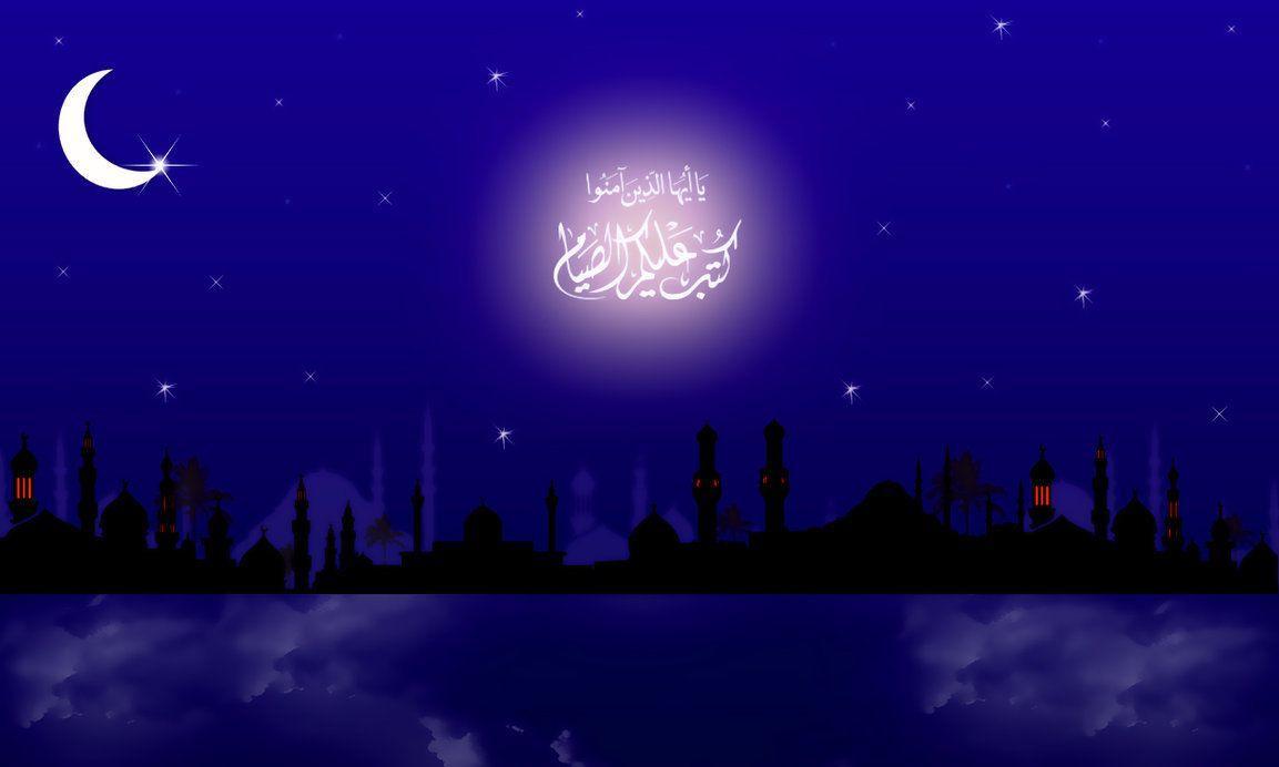 Blue Sky Ramadan Wallpaper - Background Power Point Bernuansa Islami - HD Wallpaper 