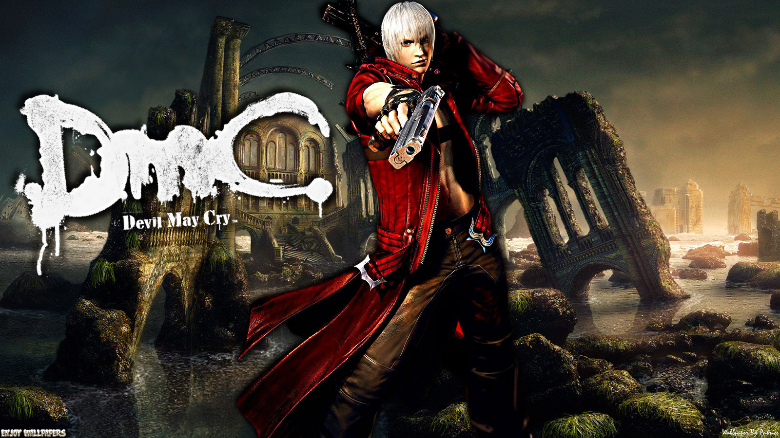 Devil May Cry Wallpaper Dante For Desktop - HD Wallpaper 