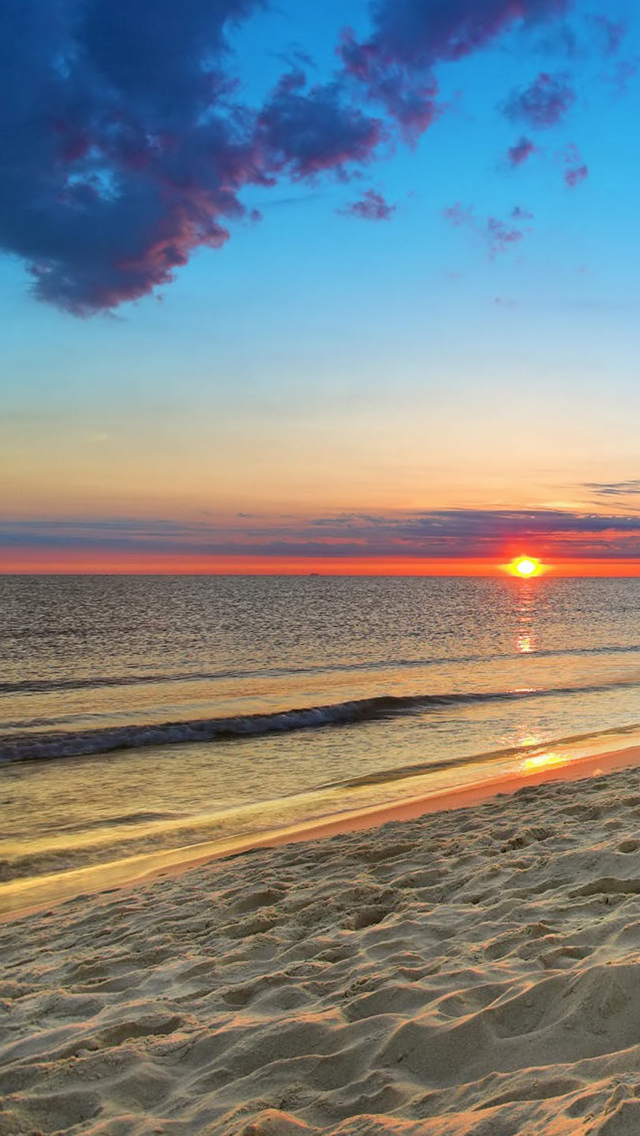 Sunset Beach - HD Wallpaper 