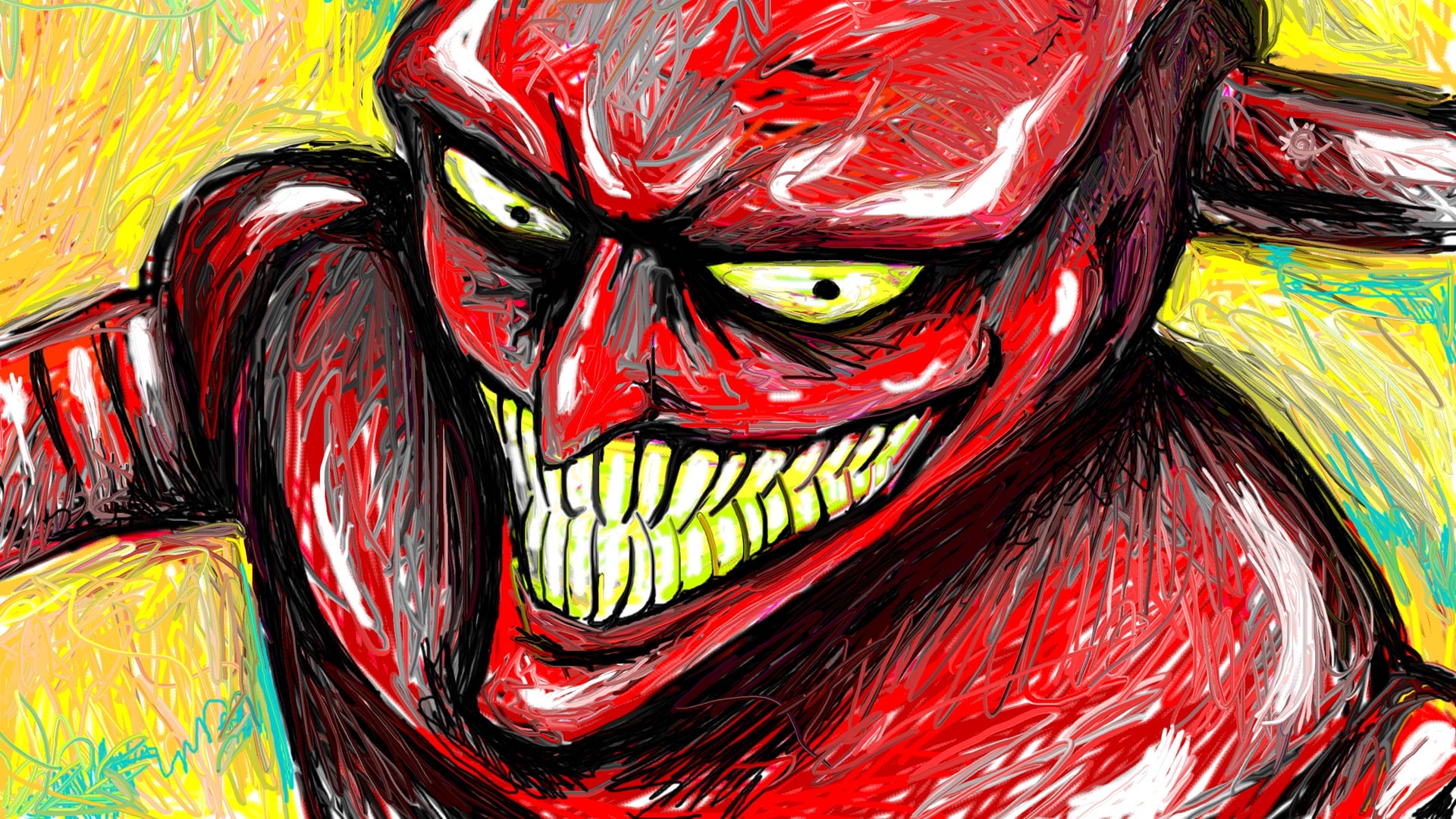 Wallpaper Robot Devil, Futurama, Drawing, Smile - Full Hd Imagen De Futurama - HD Wallpaper 