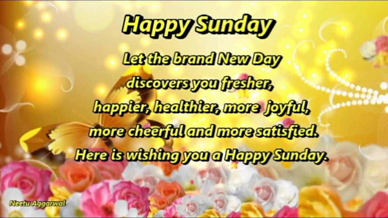 Wishes For Happy Sunday - HD Wallpaper 