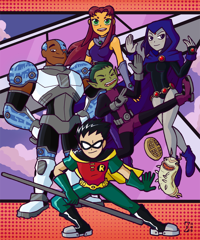 Teen Titans Through Years - HD Wallpaper 