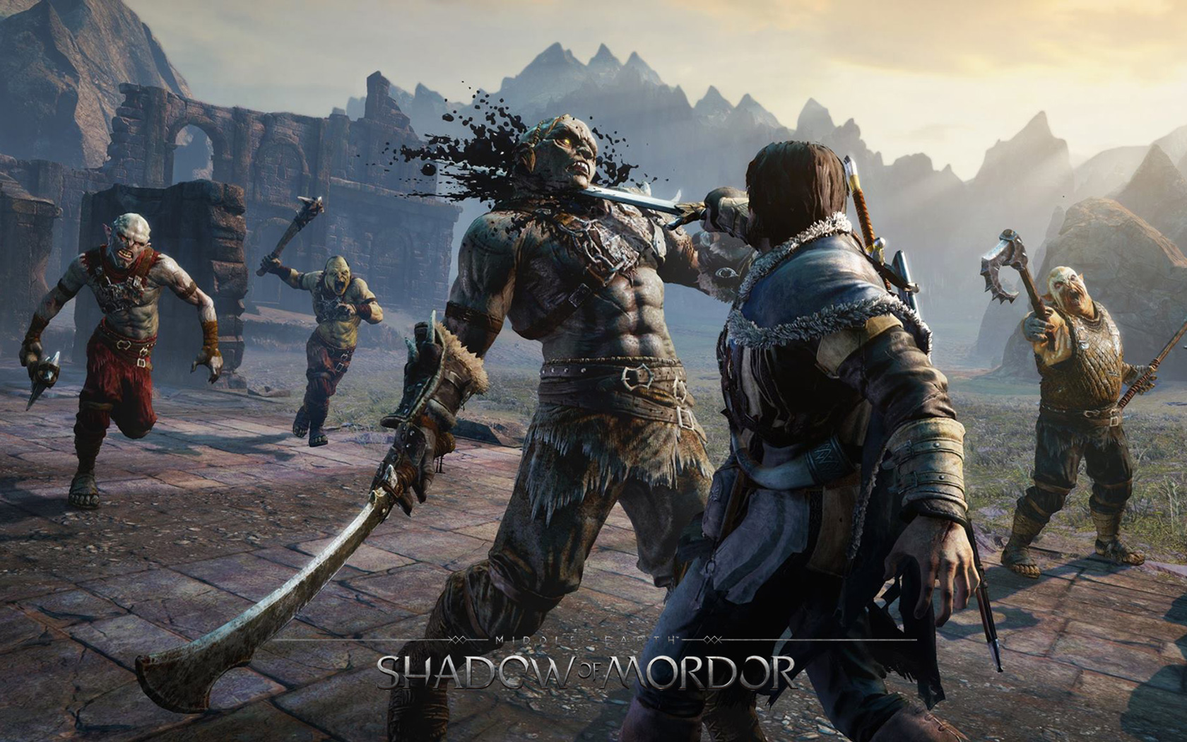 Shadow Of Mordor Wallpaper In - Middle Earth Shadow Mordor - HD Wallpaper 